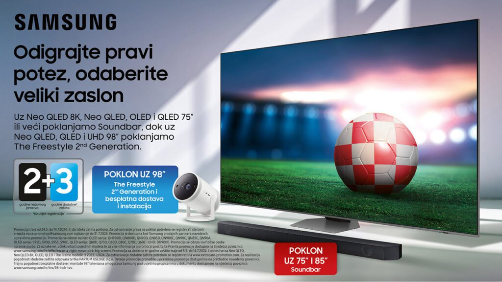 Osjećajte se kao najbolji strijelac uz Samsung 8K televizore 3 Osjećajte se kao najbolji strijelac uz Samsung 8K televizore