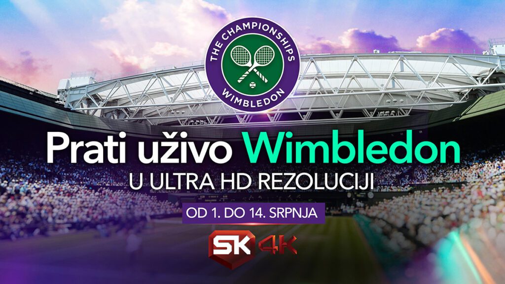 Telemach korisnicima EON-a donosi Wimbledon u Ultra HD rezoluciji