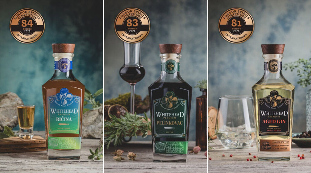 Riječko piće: WHITEHEAD nagrađeno na London Spirits Competition 2026