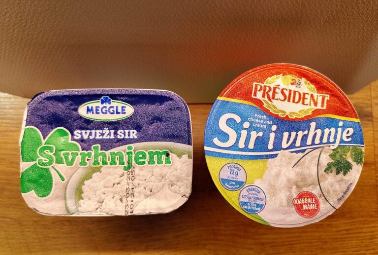 Gastro 10 Gastro duel – Meggle vs. President (sir i vrhnje)