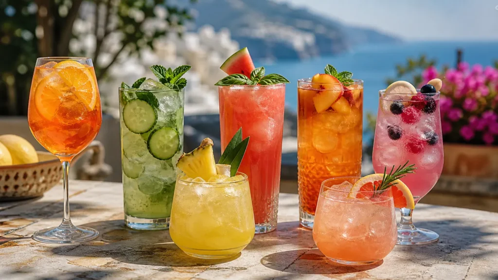 Sedam šarenih ljetnih mocktaila bez alkohola s citrusima, bobičastim voćem i začinskim biljem