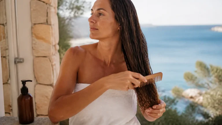 Njega duge kose nakon mora, sunca i klora uz nježno ispiranje i regenerator