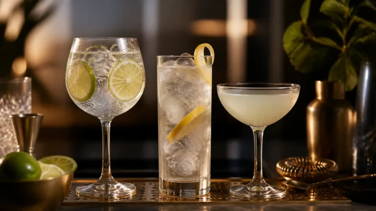 Naslovna 9 Tri jednostavna gin koktela kod kuće s tonikom, limunom i limetom