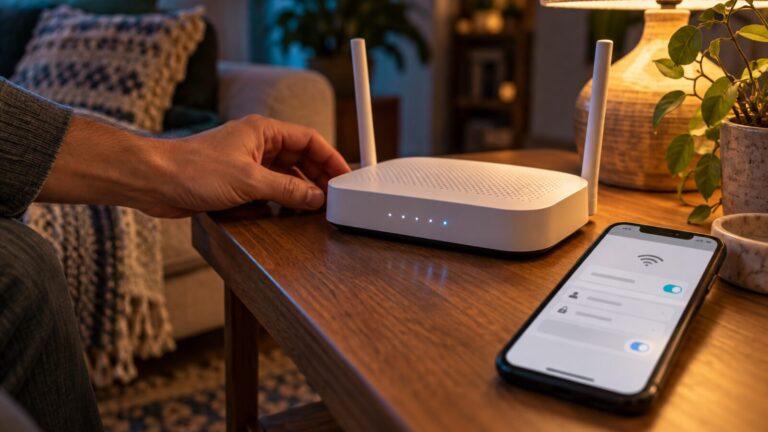 AI-generirana ilustracija za članak: Kako ograničiti pristup kućnoj Wi-Fi mreži gostima